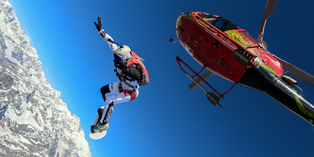 Olga Naumova creates history as Everest Skydive kicks off